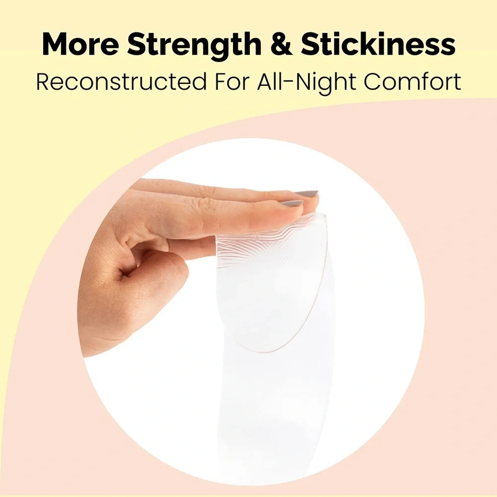 2 Extra-Strength Reusable Adhesive Silicone Pads- Neck Lifting Smoothing Sagging